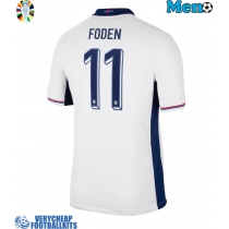 England Phil Foden #11 Replica Home Shirt Euro 2024 Short Sleeve